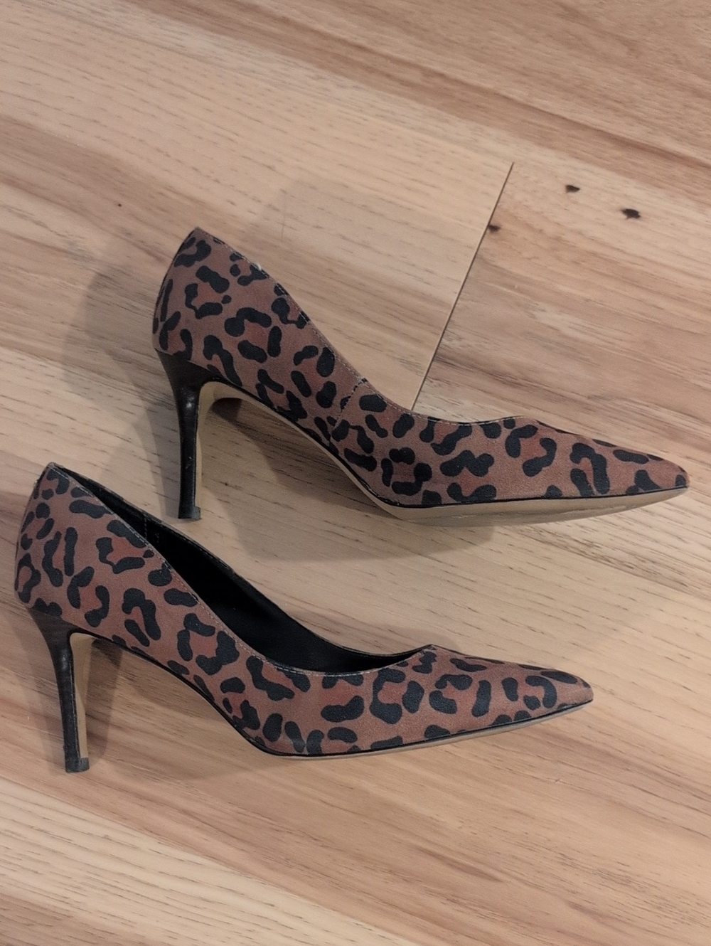 Leopard Print Heels - Picture 2 of 3